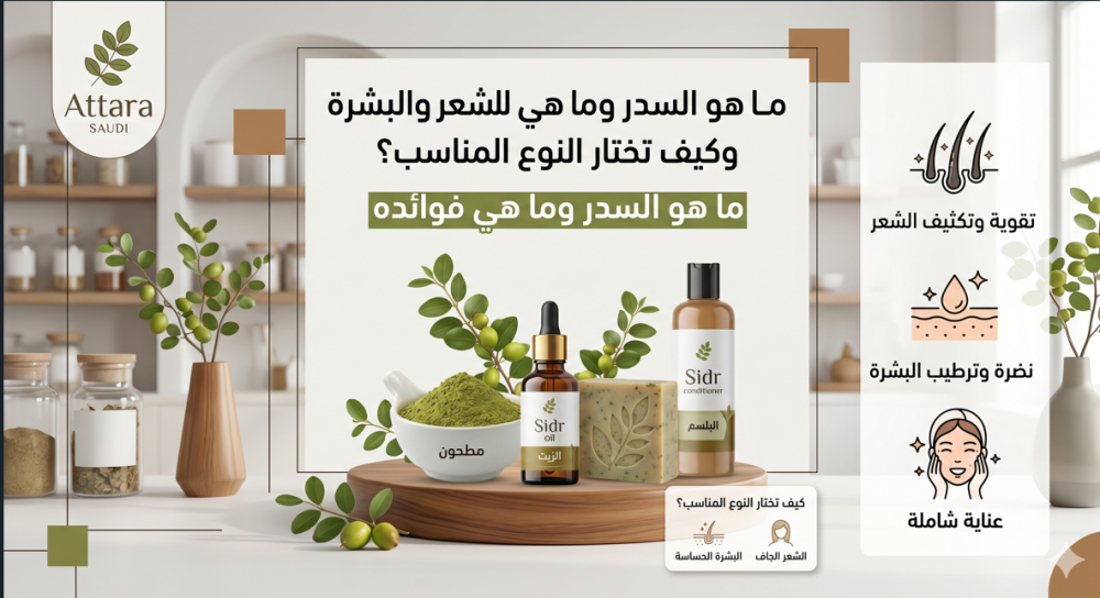 ما هو السدر وما هي فوائده للشعر والبشرة وكيف تختار النوع المناسب؟