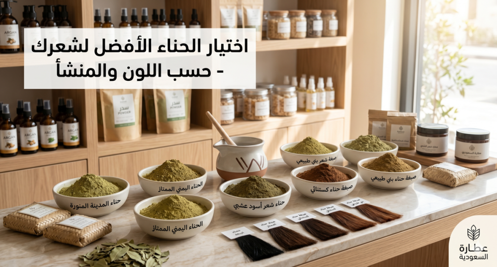 أفضل حناء للشعر: كيف تختارين النوع المناسب حسب اللون والنتيجة؟