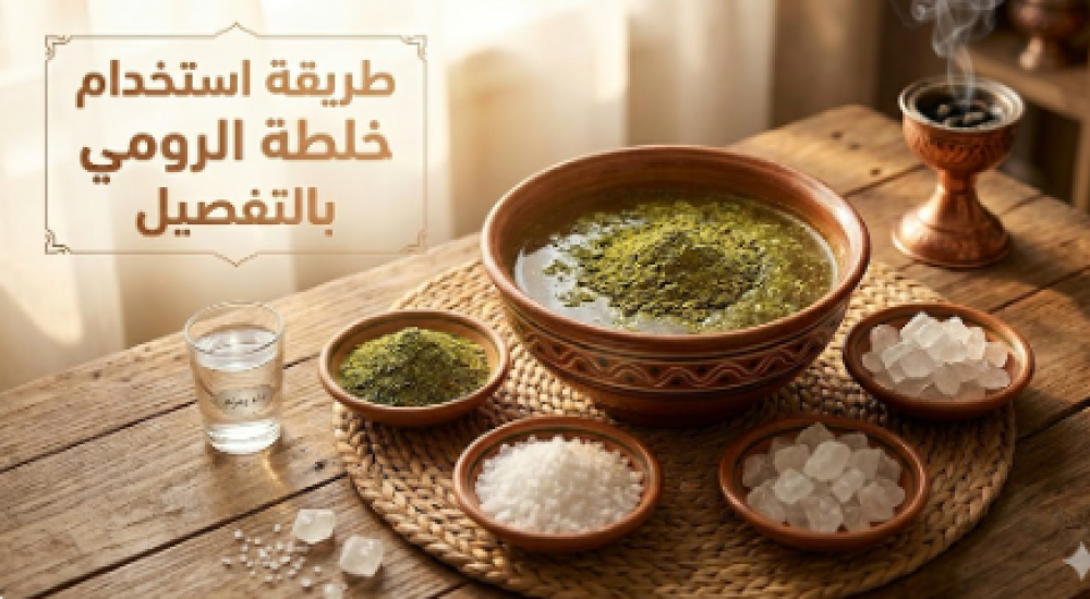 طريقة استخدام خلطة الرومي بالتفصيل ومتى تستخدم؟
