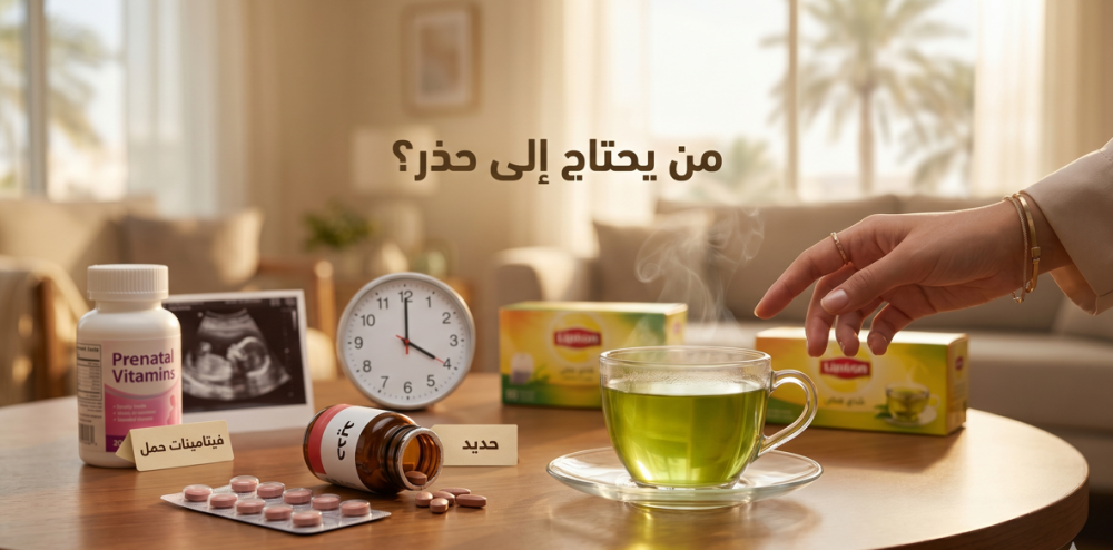 من الممنوعين من شرب الشاي الأخضر؟ وهل يناسب الحامل؟