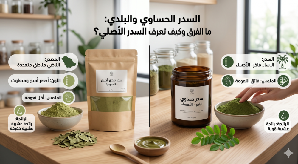 الفرق بين السدر الحساوي والبلدي وكيف تختار الأصلي