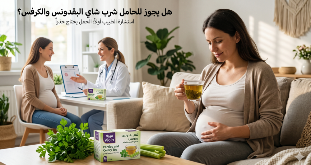 هل تتساءلين عن أمان شاي البقدونس والكرفس للحامل؟ تعرفي على الفرق بين ا
