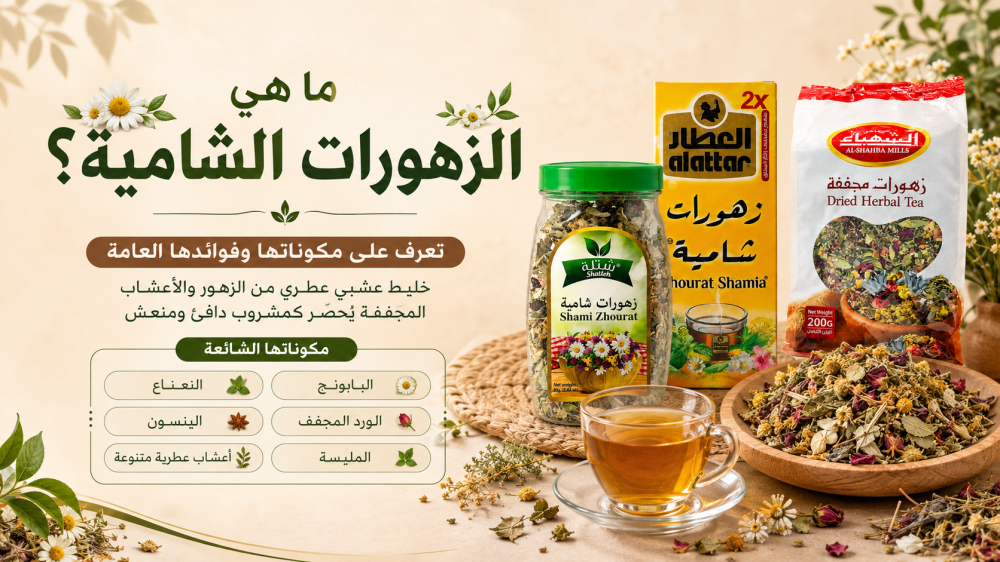 ما هي أعشاب الزهورات الشامية و مكونتها