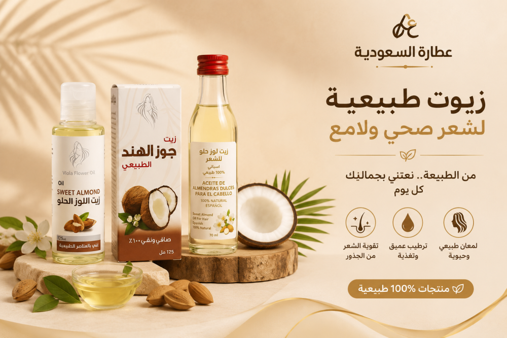 زيت اللوز الحلو وزيت جوز الهند والفرق بين استخدامهما للشعر
