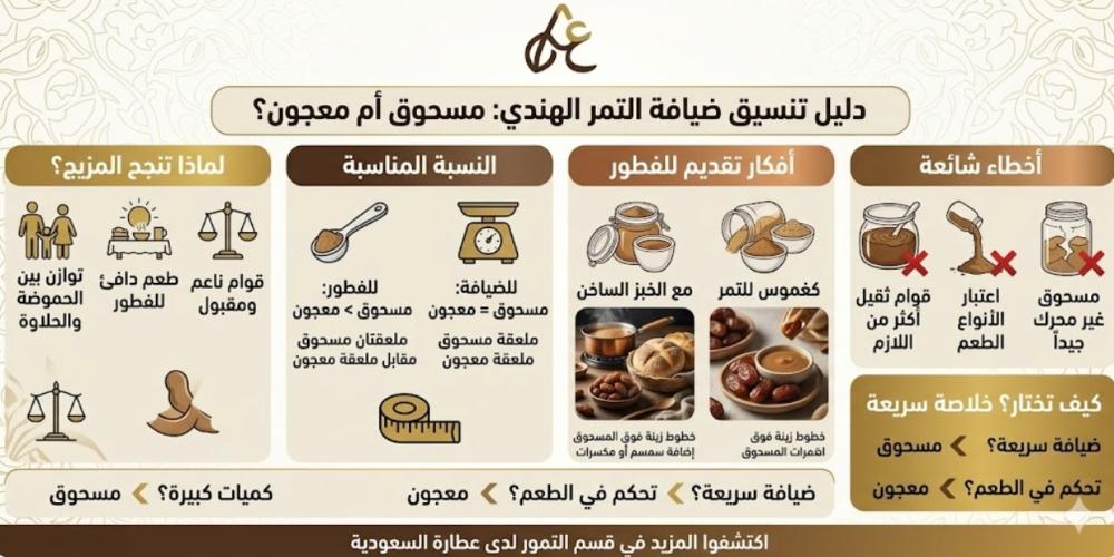 مسحوق شراب التمر الهندي أم المعجون؟