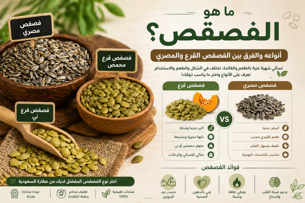 ما هو الفصفص؟ أنواعه والفرق بين القرع والمصري
