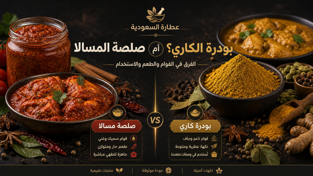 صلصة المسالا أم بودرة الكاري؟ الفرق والاستخدام