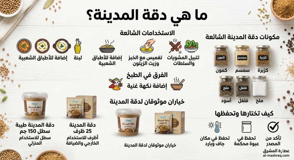 ما هي دقة المدينة؟ الاستخدامات والفرق في الطبخ