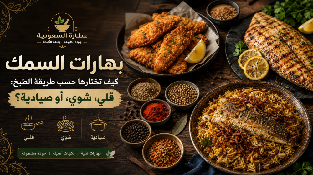 بهارات السمك: كيف تختارها للقلي والشوي والصيادية؟
