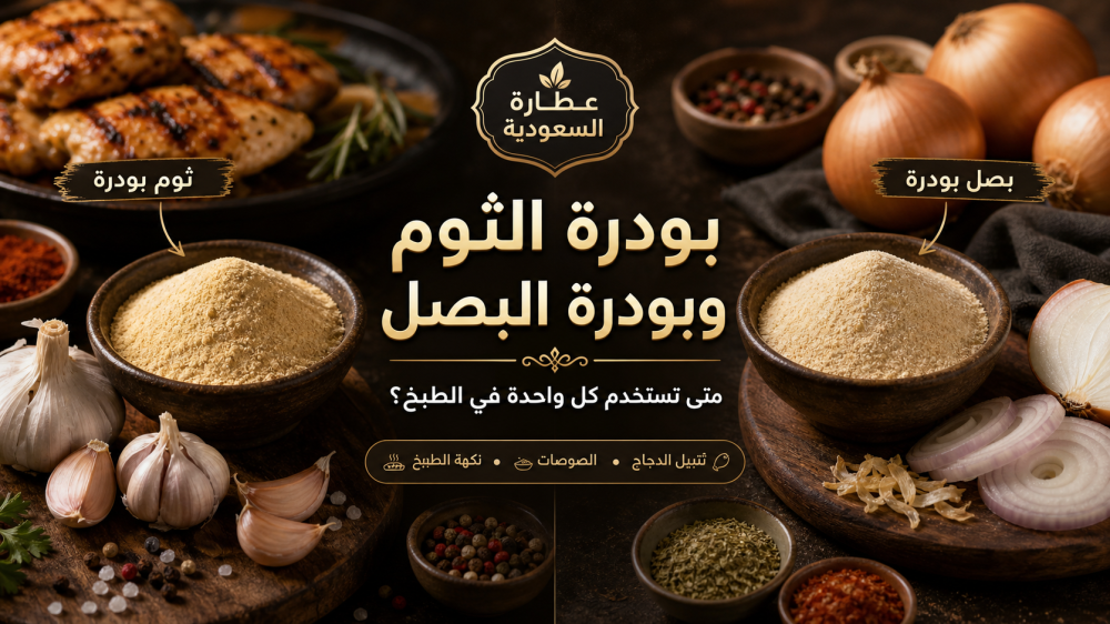 بودرة الثوم وبودرة البصل: الفرق والاستخدام في الطبخ