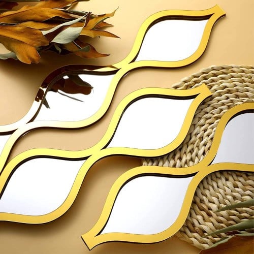 3 قطع مرآة حائط