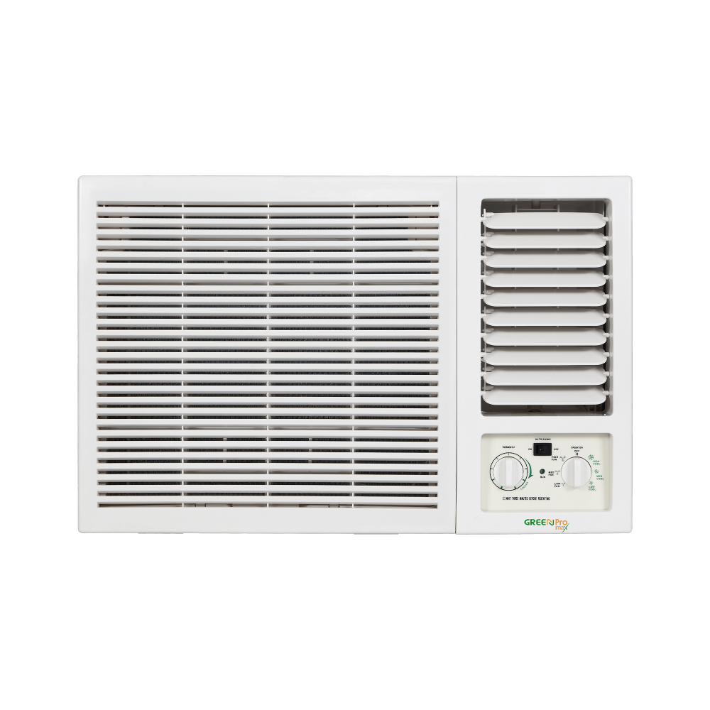 مكيف شباك جرين برو ماكس (Green Pro Max) بارد 18000 وحدة – موديل 18GPCW بكمبروسر روتاري وضمان ممتد