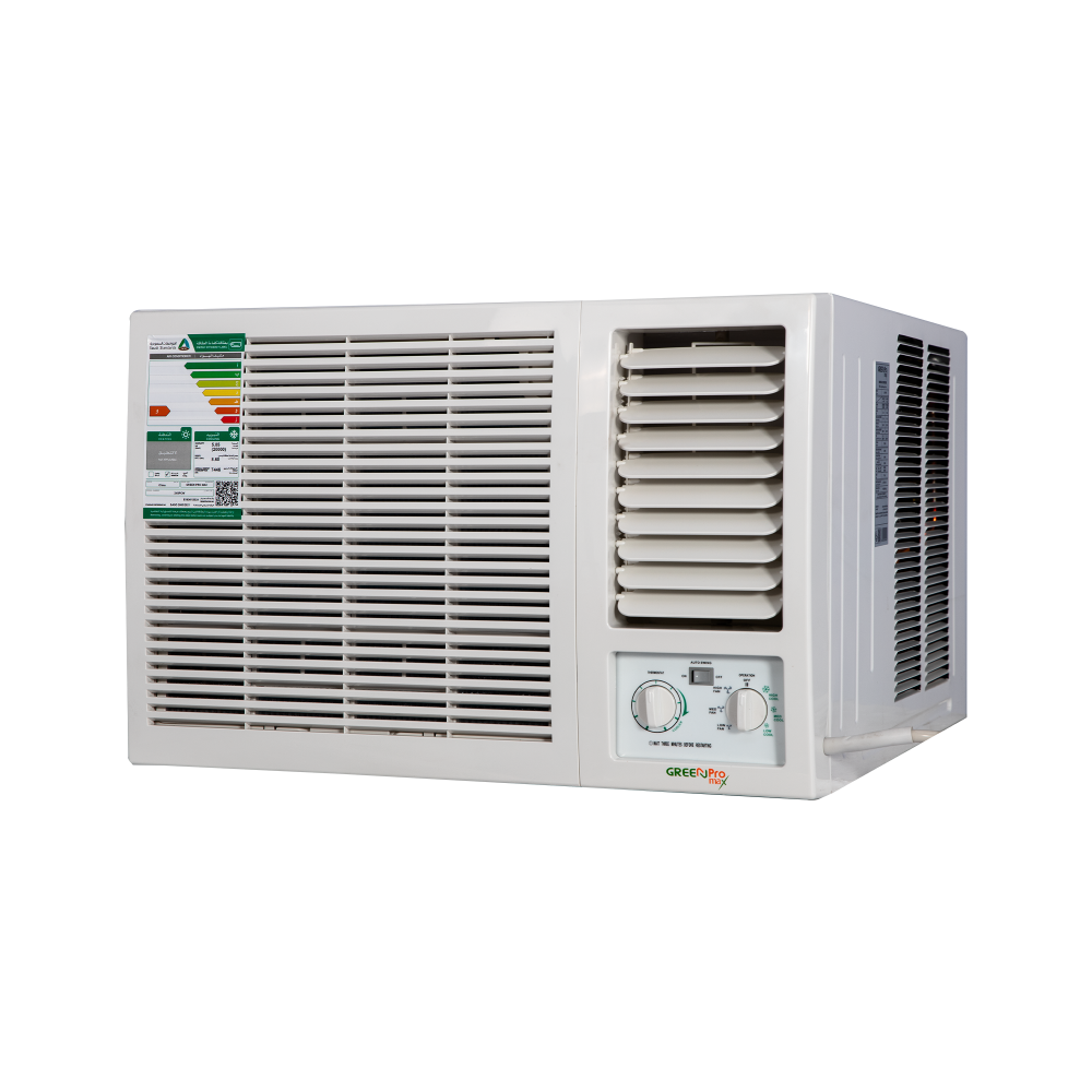 مكيف شباك جرين برو ماكس (Green Pro Max) بارد 20000 وحدة – موديل 24GPCW بكمبروسر روتاري وضمان ممتد