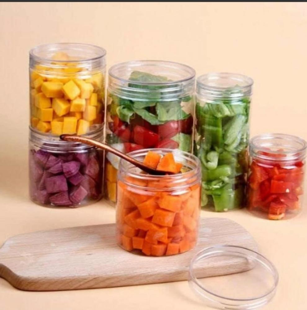 علب اكرليك بغطاء شفاف