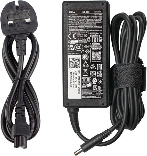 شاحن لابتوب ديل اورجينال 19.5V 3.34A 65W 4.5mm x 3...