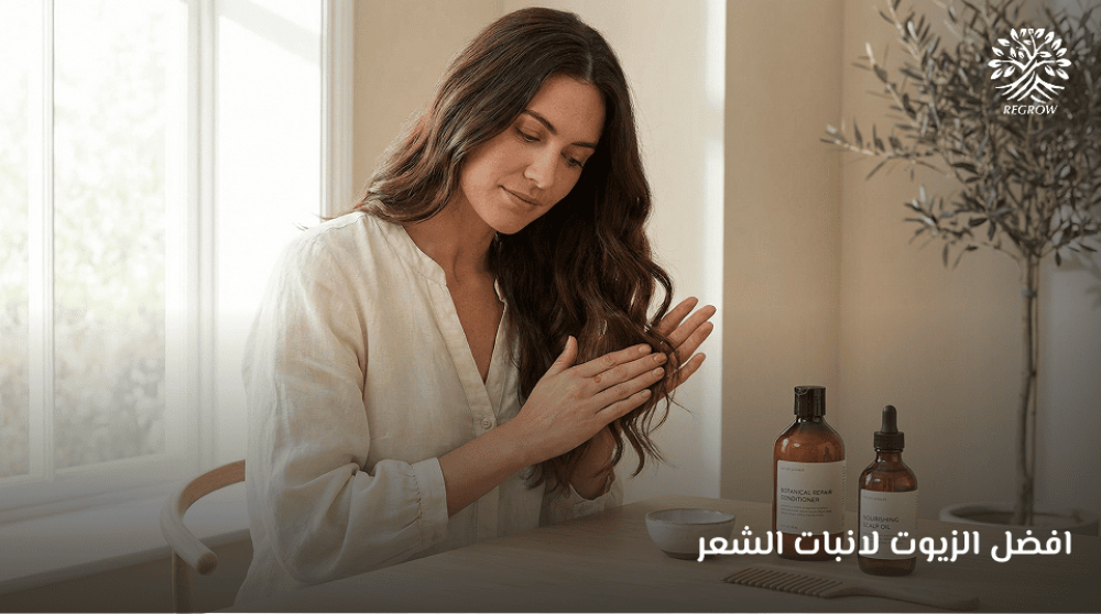 افضل الزيوت لانبات الشعر من الجذور وعلاج الفراغات