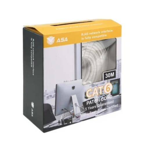 سلك شبكه ASA CABLE WIFI CAT6 30M