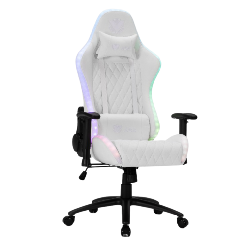 كرسي العاب اضاءه ASA CHAIR 222 RGB WHITE