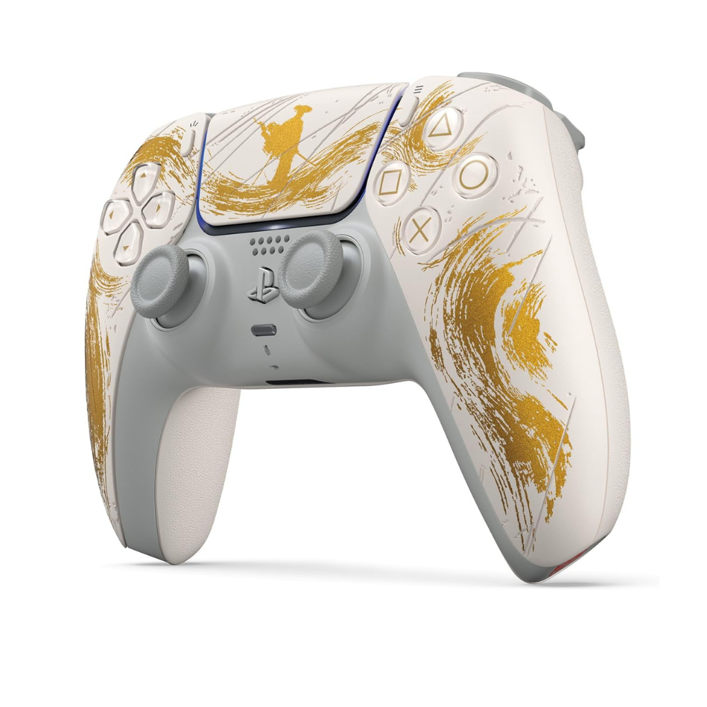 يد بلايستيشن جوست اوف يوتي جولد اصدار محدود - DualSense Wireless Controller Ghost of Yotei Gold Limited Edition PS5