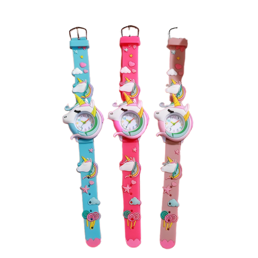 ساعة كرتونية يونيكورن