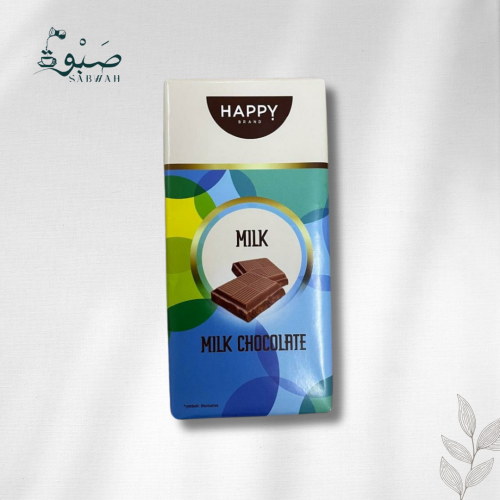 لوح شوكولاتة بالحليب من Happy البولندية