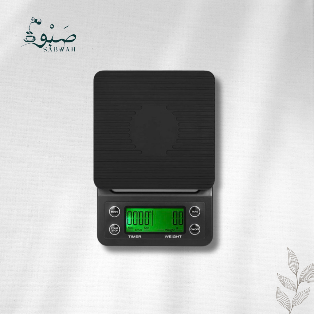 ميزان رقمي لحبوب القهوة بشاشة LCD