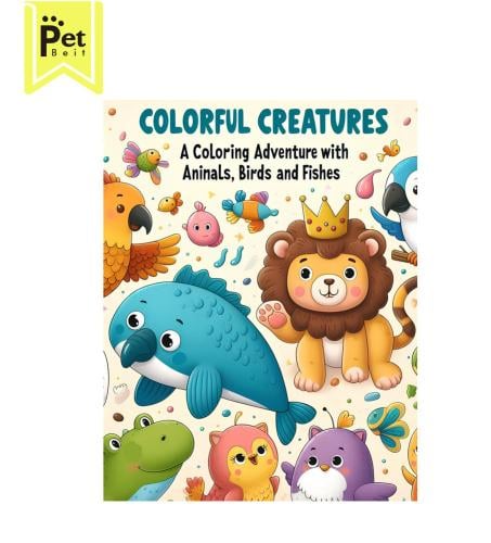 Book: Colorful Creatures: A Coloring Adventure wit...