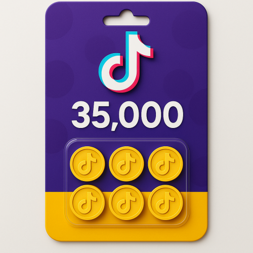 شحن تيك توك 35,000 عمله