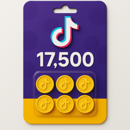شحن تيك توك 17,500 عملة