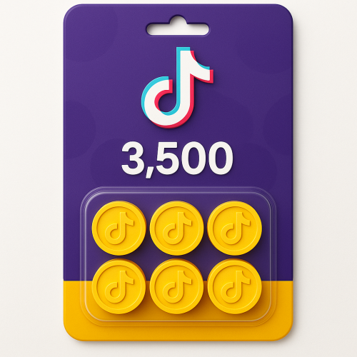 شحن تيك توك 3,500 عملة