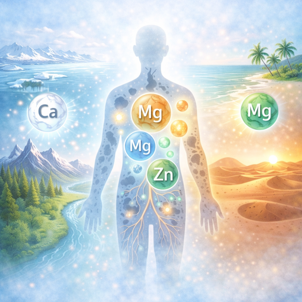 تأثير العوامل الجغرافية على توازن المعادن في الجسم