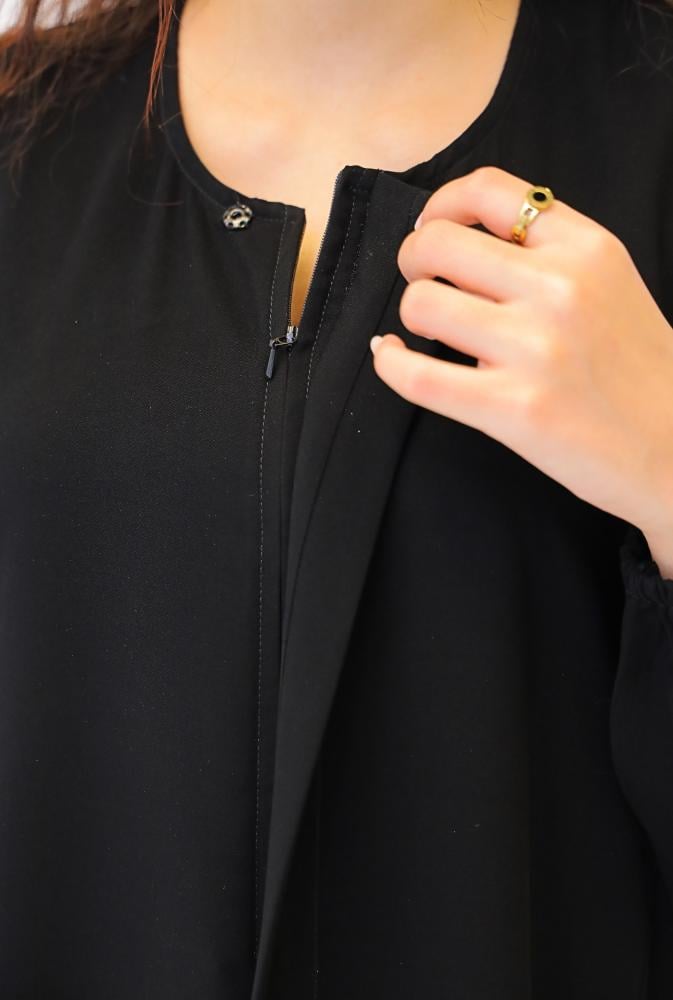 عباية سحاب بجيوب مخفية  1204101