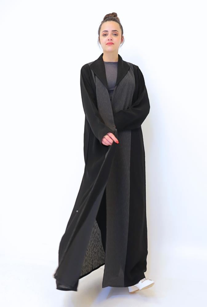 عباية لف بلون زيتي 1202401