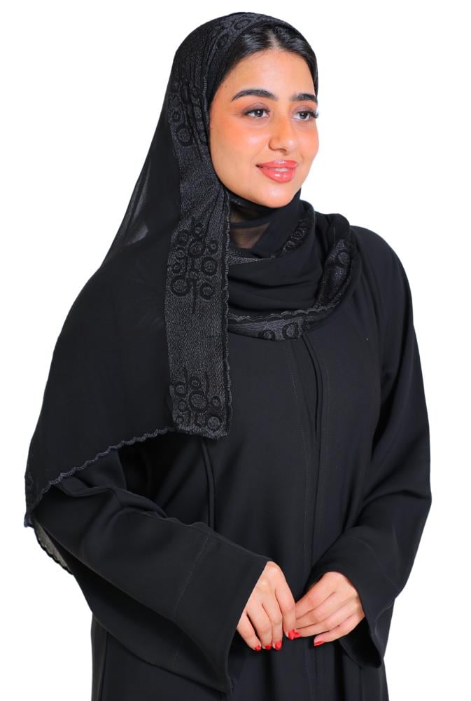 طرحة مطرزة شيفون 146701