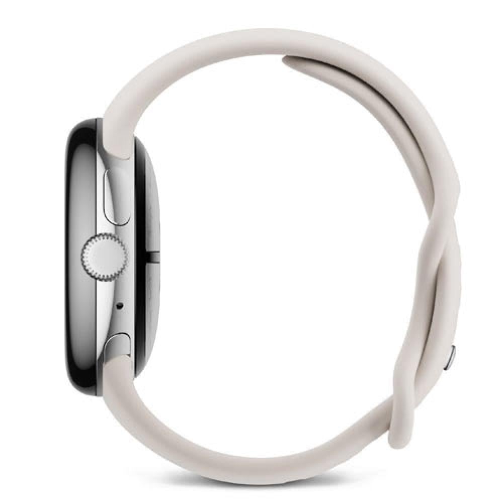 Google Pixel Watch 3 WiFi 41mm Polished Silver Aluminum Case with Porcelain  Active Band - متجر محطة الجوال أفضل متجر يقوم بتوفير الهواتف الذكية المميزة