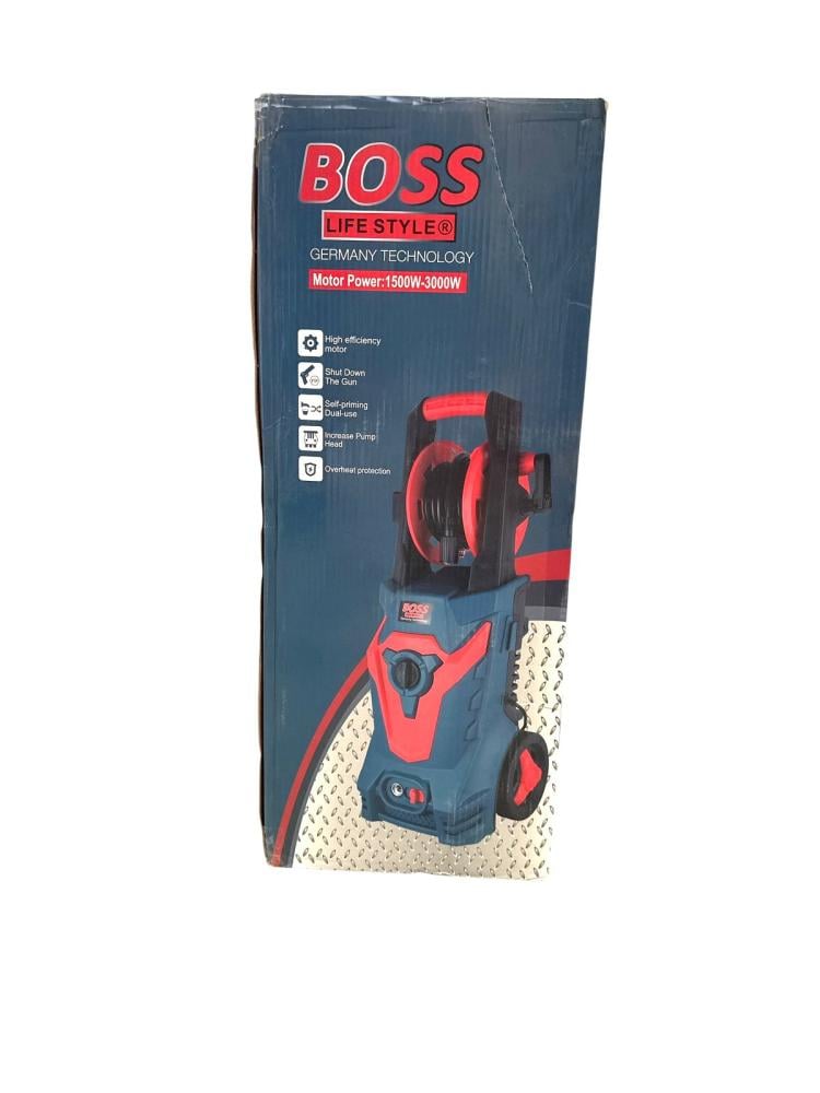 ماكينة غسيل ضغط عالي BOSS بقوة 1500W-3000W – بتقنية ألمانية