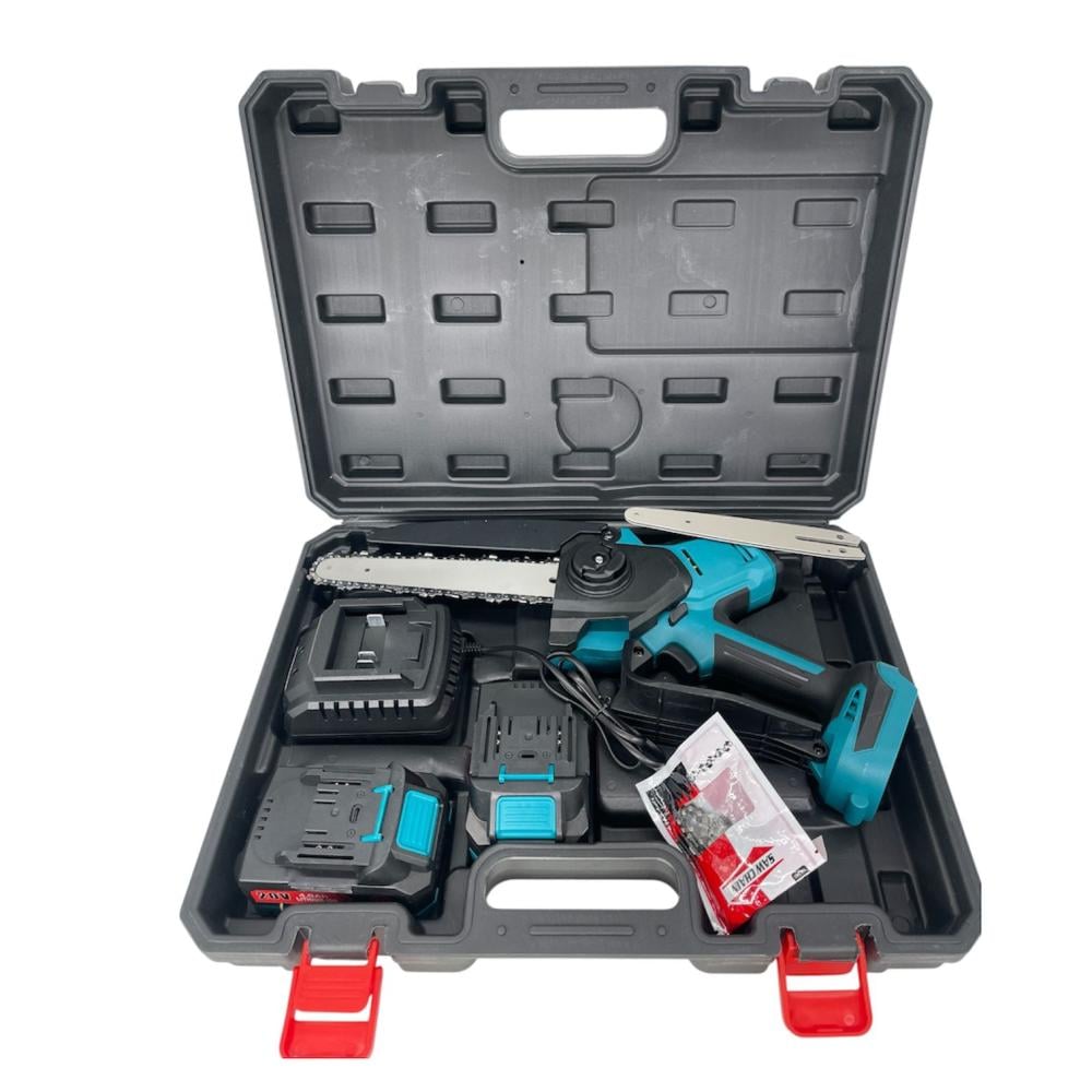 منشار 8&6 إنش | POWER TK | بدون فحمات مع بطاريتين 10 خلايا أصلي + شاحن TPC