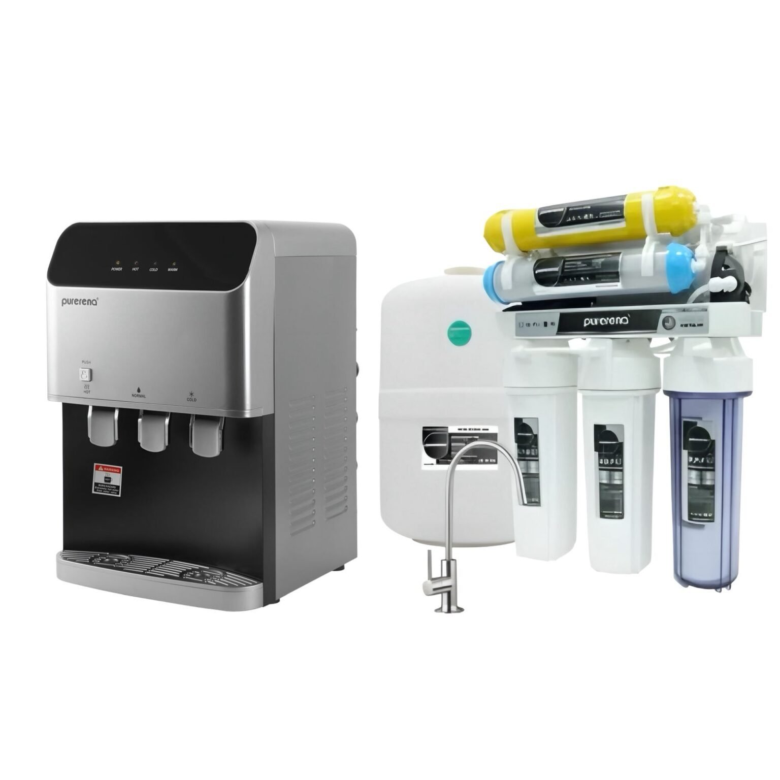 فلتر مياه 7 مراحل مع برادة ذاتية التعبئة