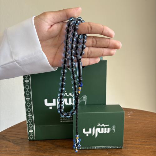 سبحة بكلايت تفصال سماوي شفاف