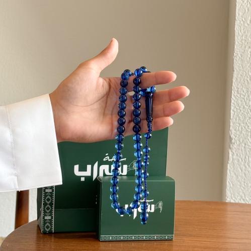 سبحة بكلايت تمليكة أزرق