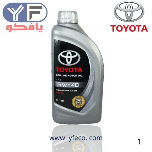 زيت مكينه دفع رباعي تويوتا 1لتر 15W-40