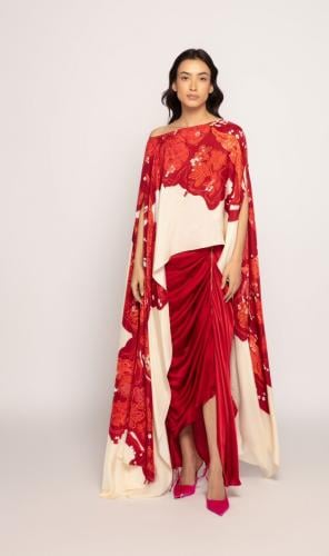 Red flowers set code 7887
