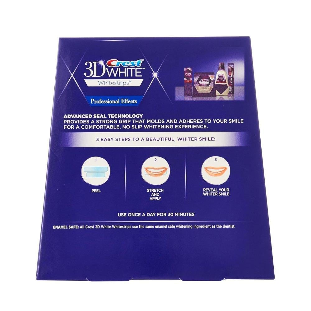 لصقات كرست ثري دي بروفيشنال افكت تبييض الاسنان