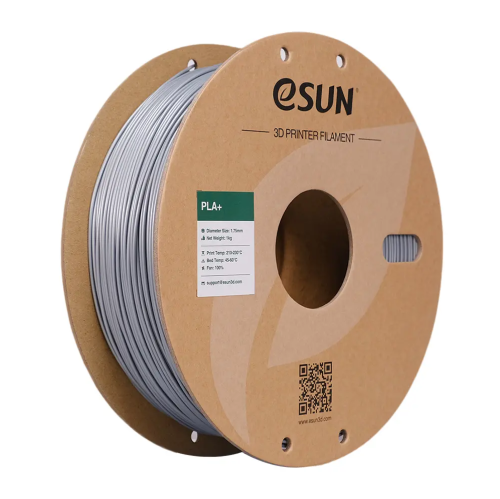 eSUN PLA+ (Silver) 1.75mm 3D Filament 1KG