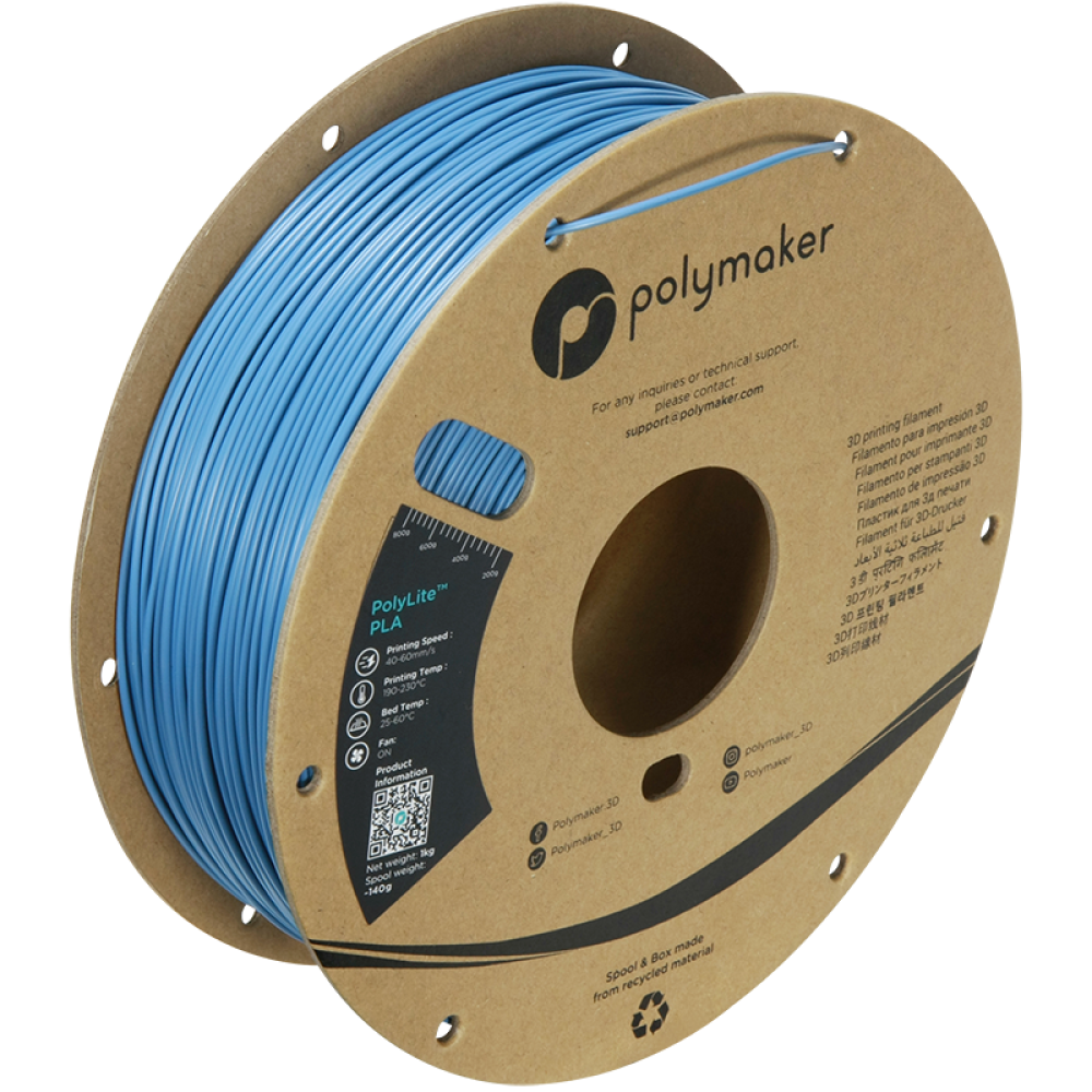 polymaker PolyLite™ PLA Stone Blue/1.75mm/1kg