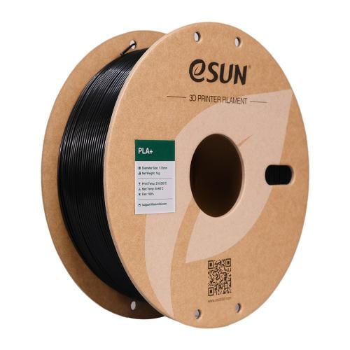 eSUN PLA+ (BLACK) 1.75mm 3D Filament 1KG