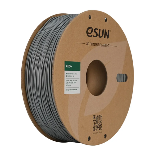 eSun ABS+ (Silver) 1.75mm 3D Filament 1KG