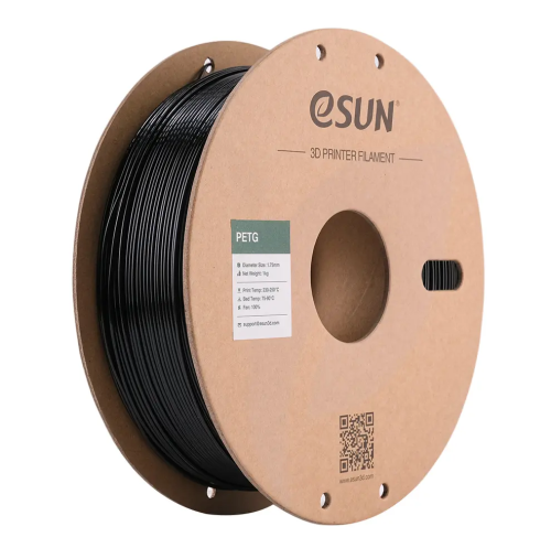 eSun PETG (Soild Black) 1.75mm 3D Filament 1KG