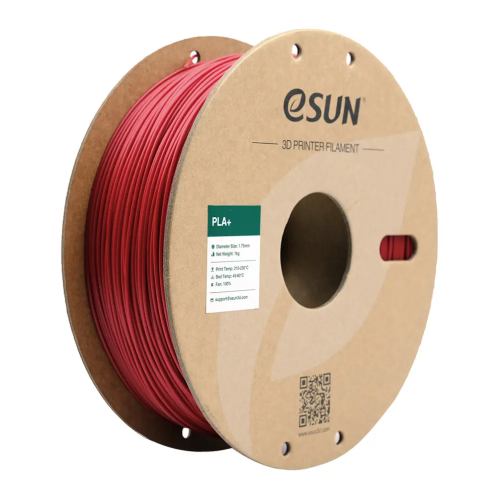 eSUN PLA+ (Fire Engine Red) 1.75mm 3D Filament 1KG