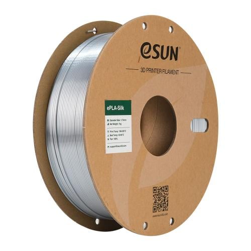 eSun ePLA-Silk Metal (Silver) 1.75mm 3D Filament 1...